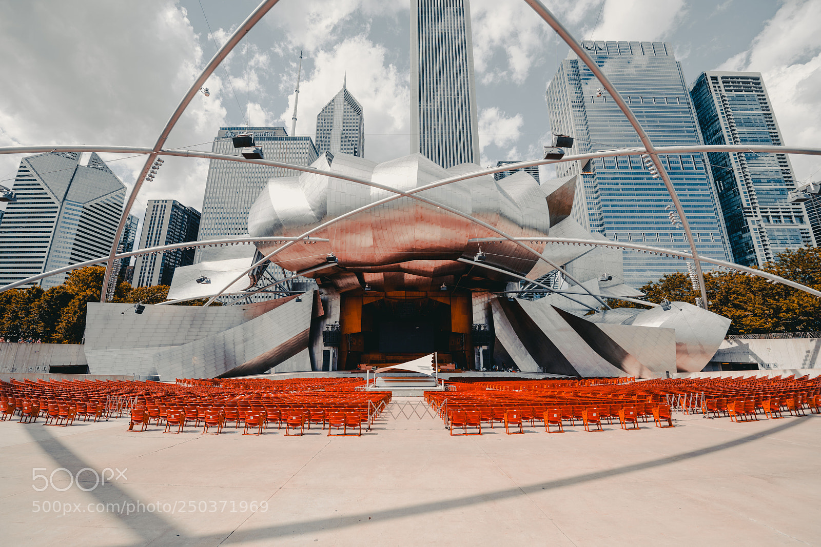 Nikon D600 sample photo. Jay pritzker pavilion photography