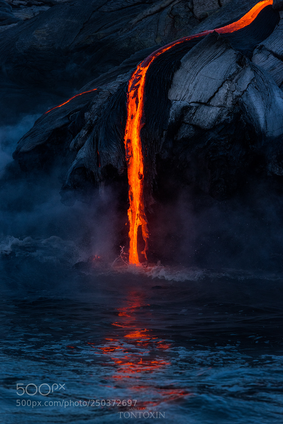 Nikon D810 sample photo. Fire falls photography