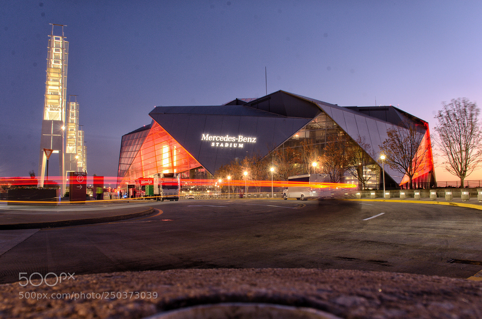 Nikon D7000 sample photo. Mercedes benz stadium  photography
