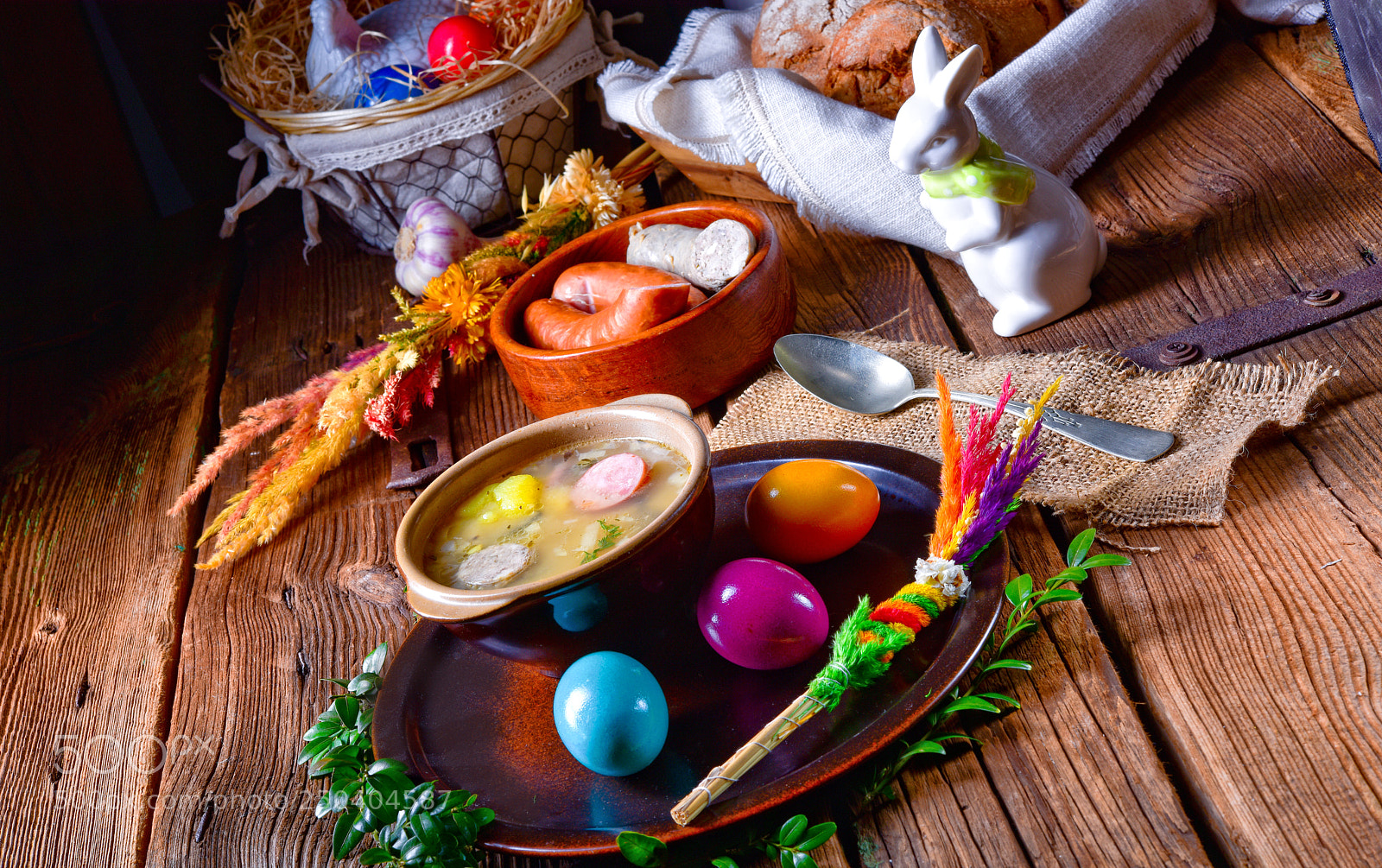 Nikon D810 sample photo. Easter decoration with polish photography