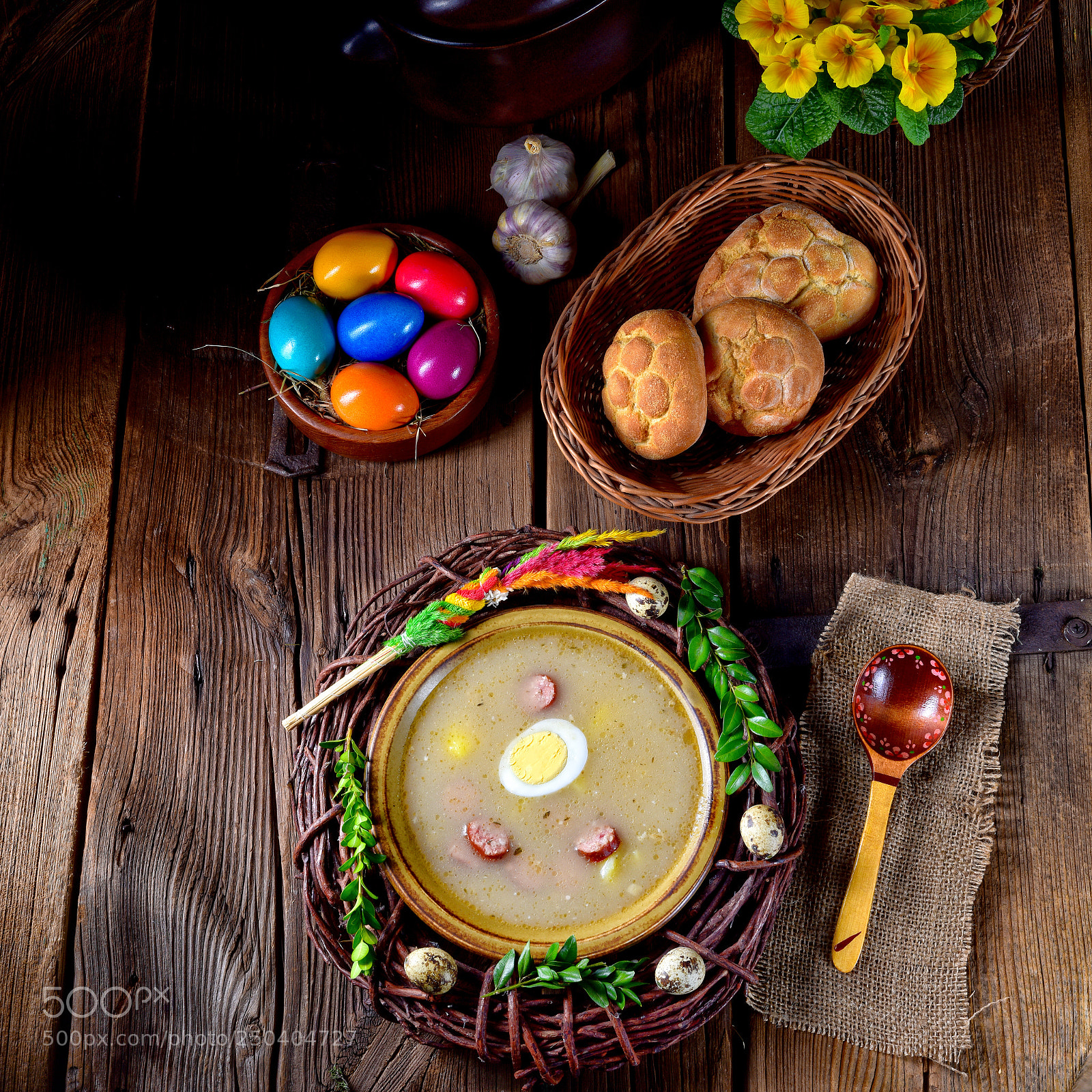 Nikon D810 sample photo. Sour rye soup photography