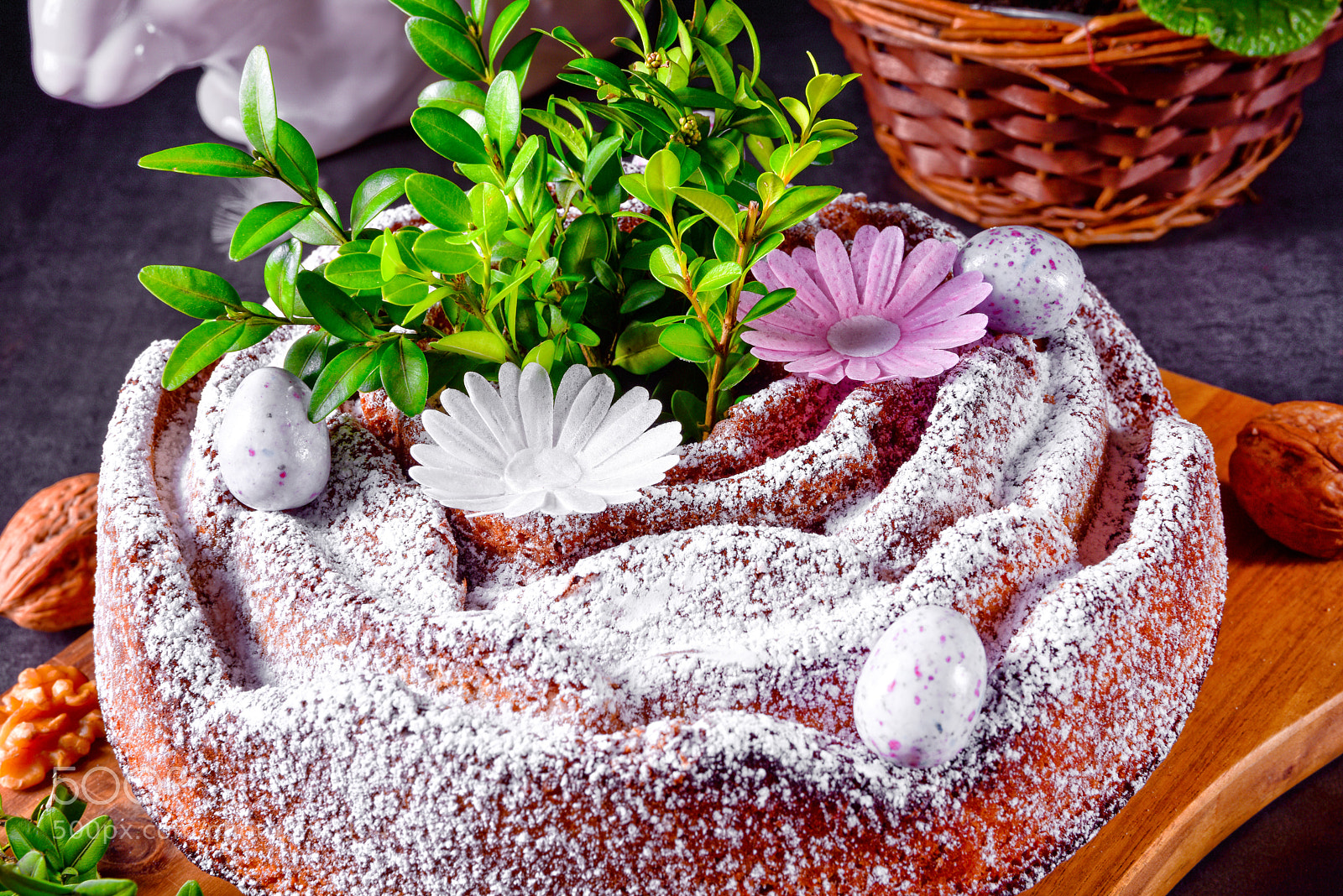 Nikon D810 sample photo. Traditional polish easter cake photography