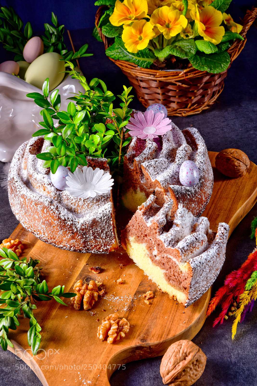 Nikon D810 sample photo. Traditional polish easter cake photography