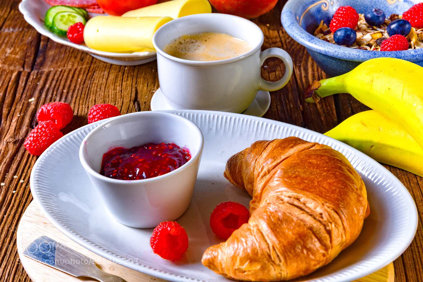 Nikon D810 sample photo. Delicious croissant breakfast photography