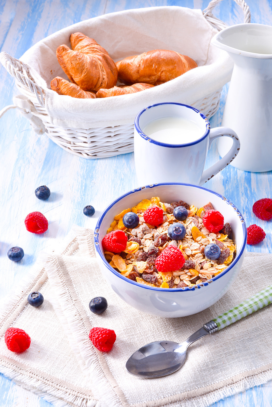 Nikon D810 sample photo. Muesli breakfast menu with photography