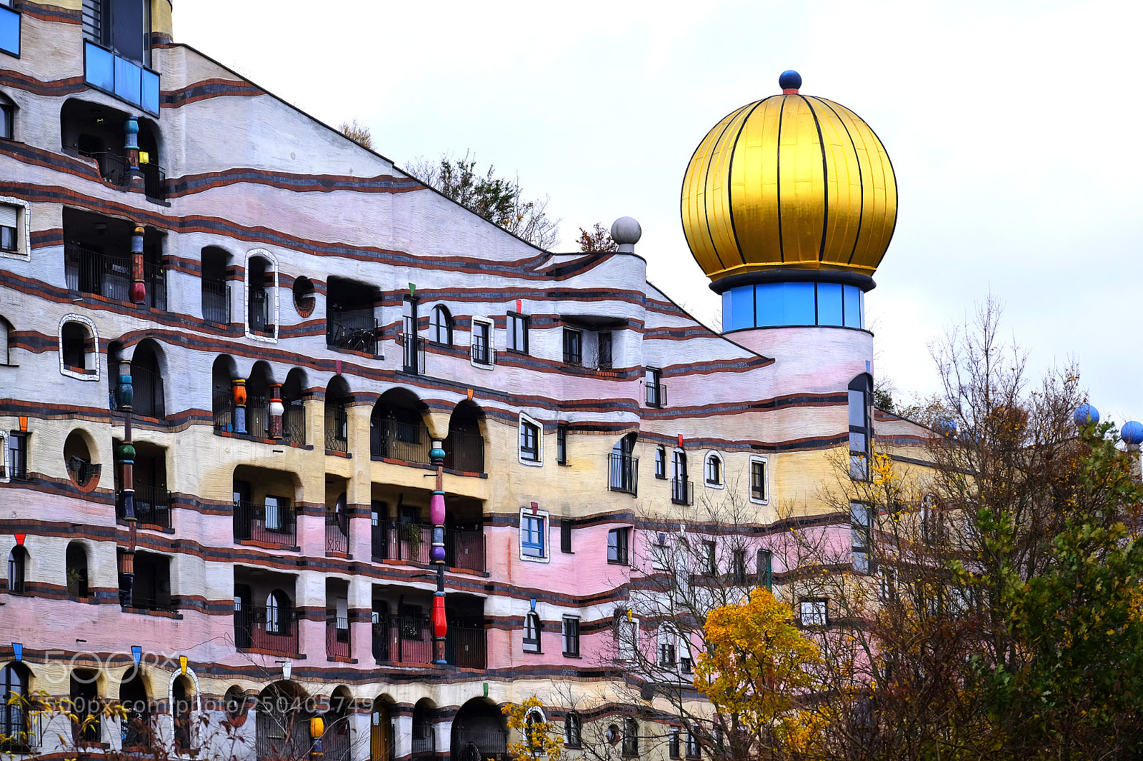 Fujifilm X-T1 sample photo. Hundertwasser house 'waldspirale', darmstadt photography