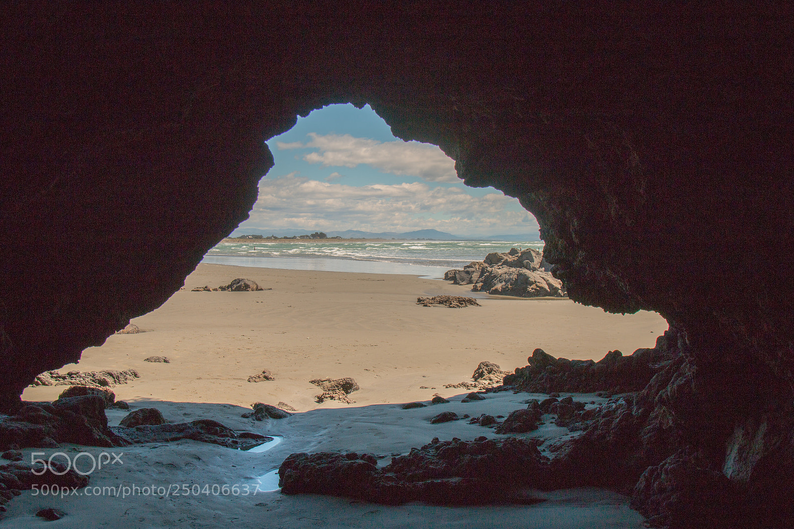 Canon EOS 70D sample photo. Beach cave photography