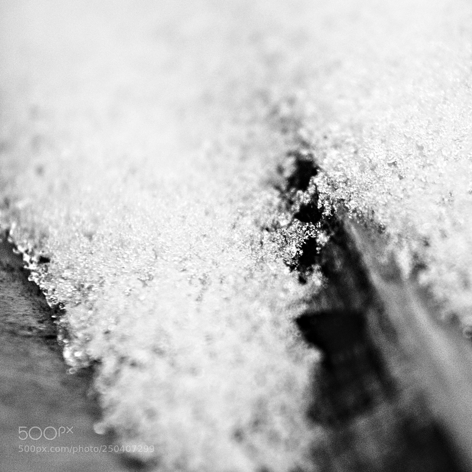Nikon D3200 sample photo. Abstract snow photography