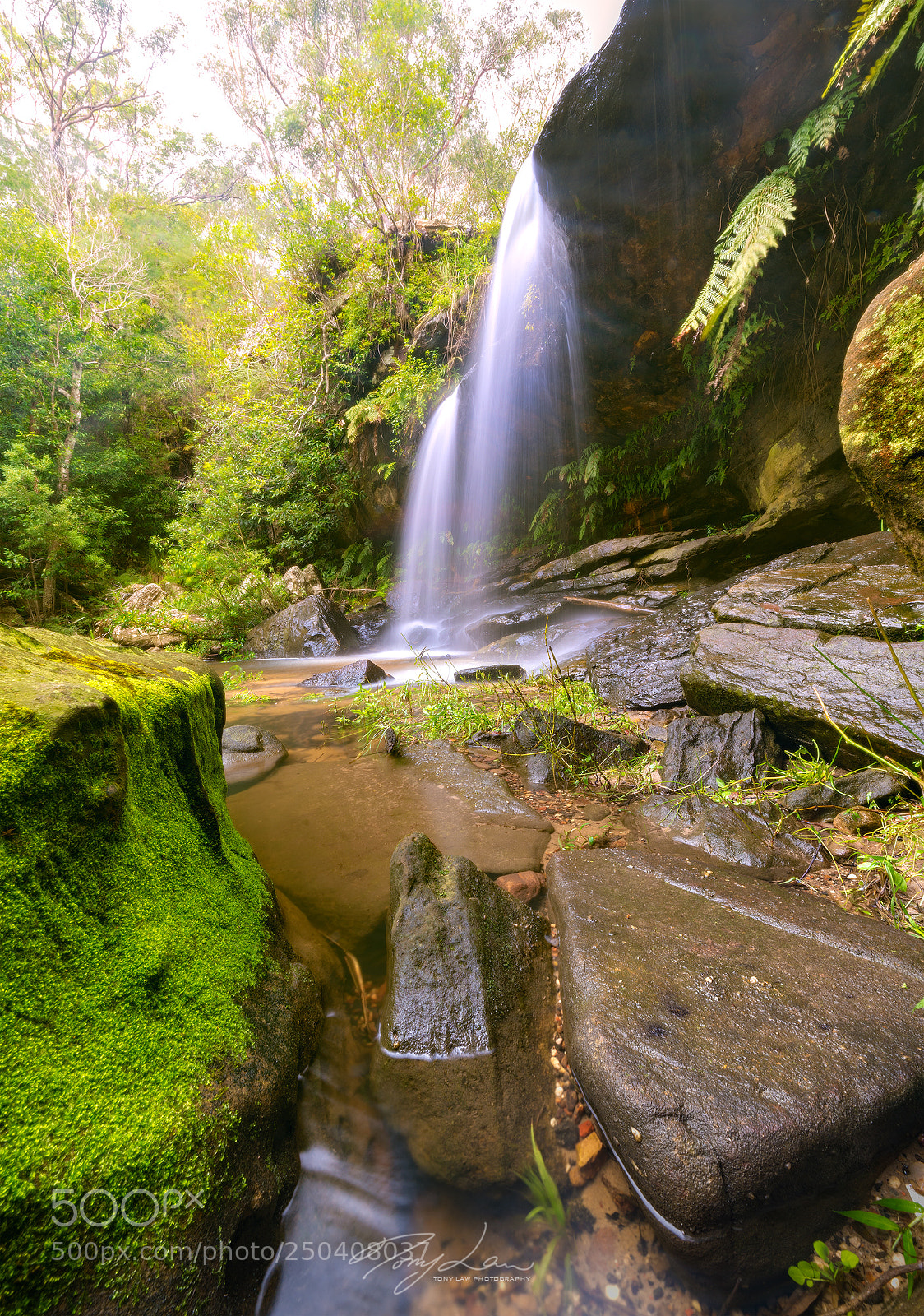 Sony a7R III sample photo. Water fall photography