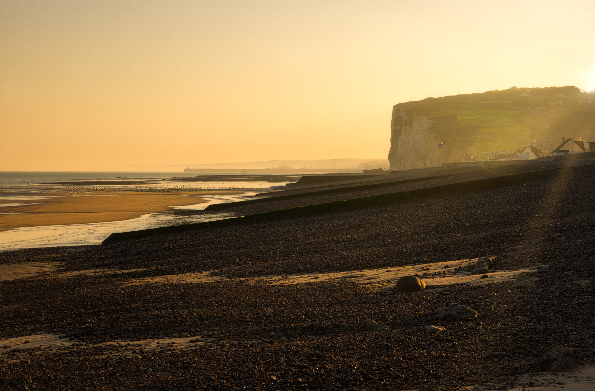 Pentax K-x sample photo. Pourville sur mer photography