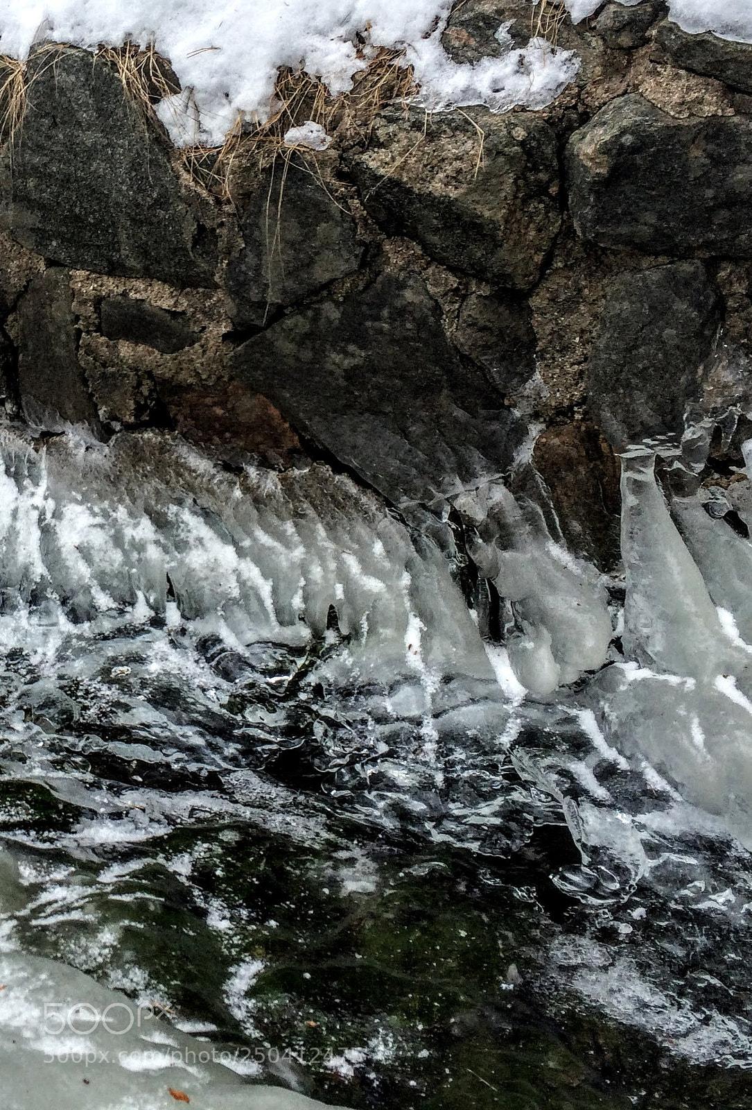Apple iPhone 5s sample photo. Rocks & iceformations photography