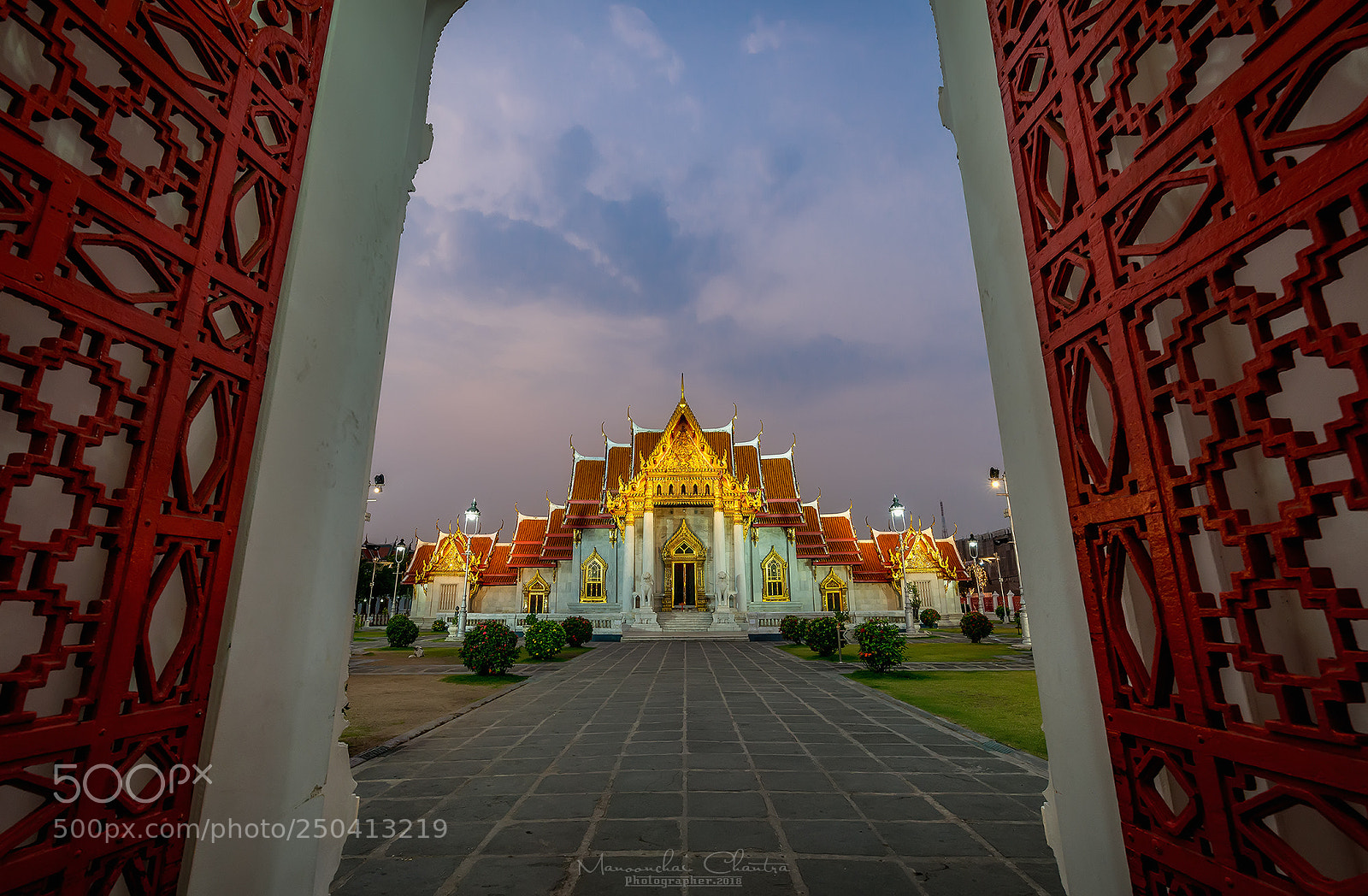 Nikon D800E sample photo. Wat benchamabophit temple at photography