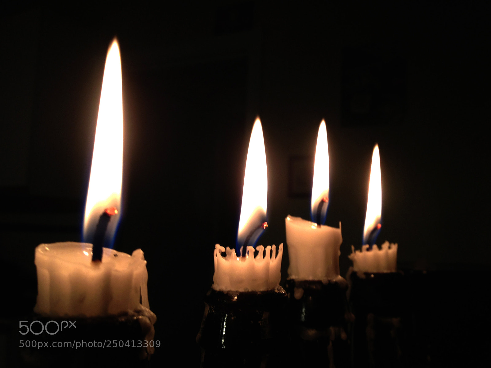 Apple iPhone 4S sample photo. Row of candles photography