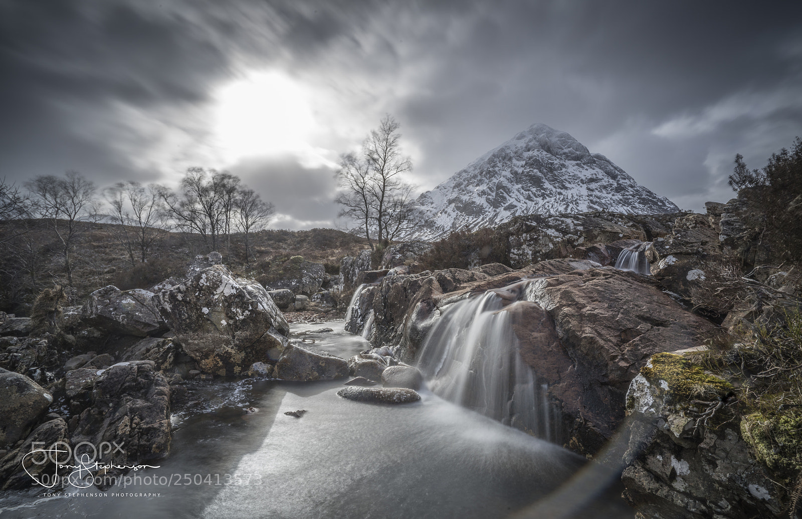 Sony a7R III sample photo. Glencoe waterfalls. photography