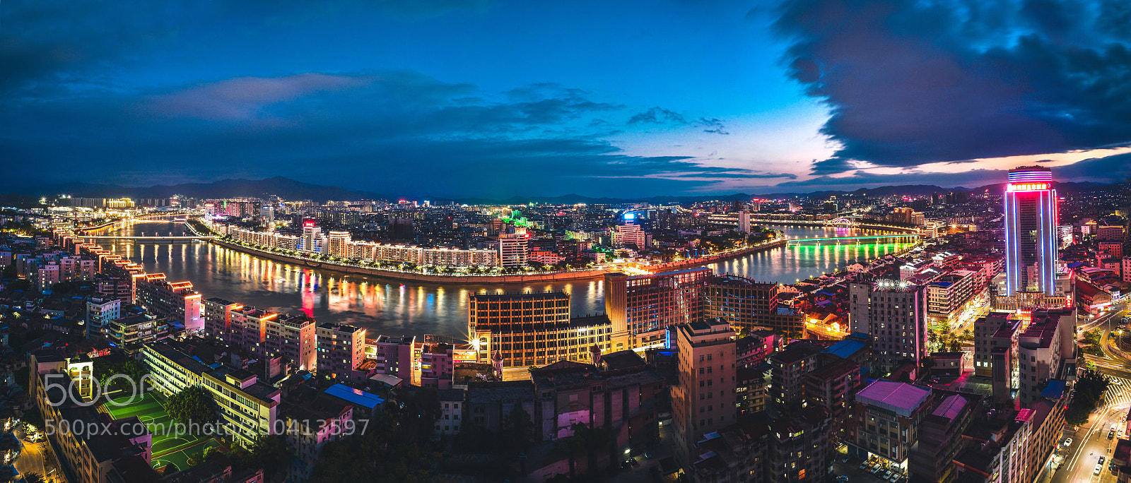 Nikon Df sample photo. 梅城夜景 photography