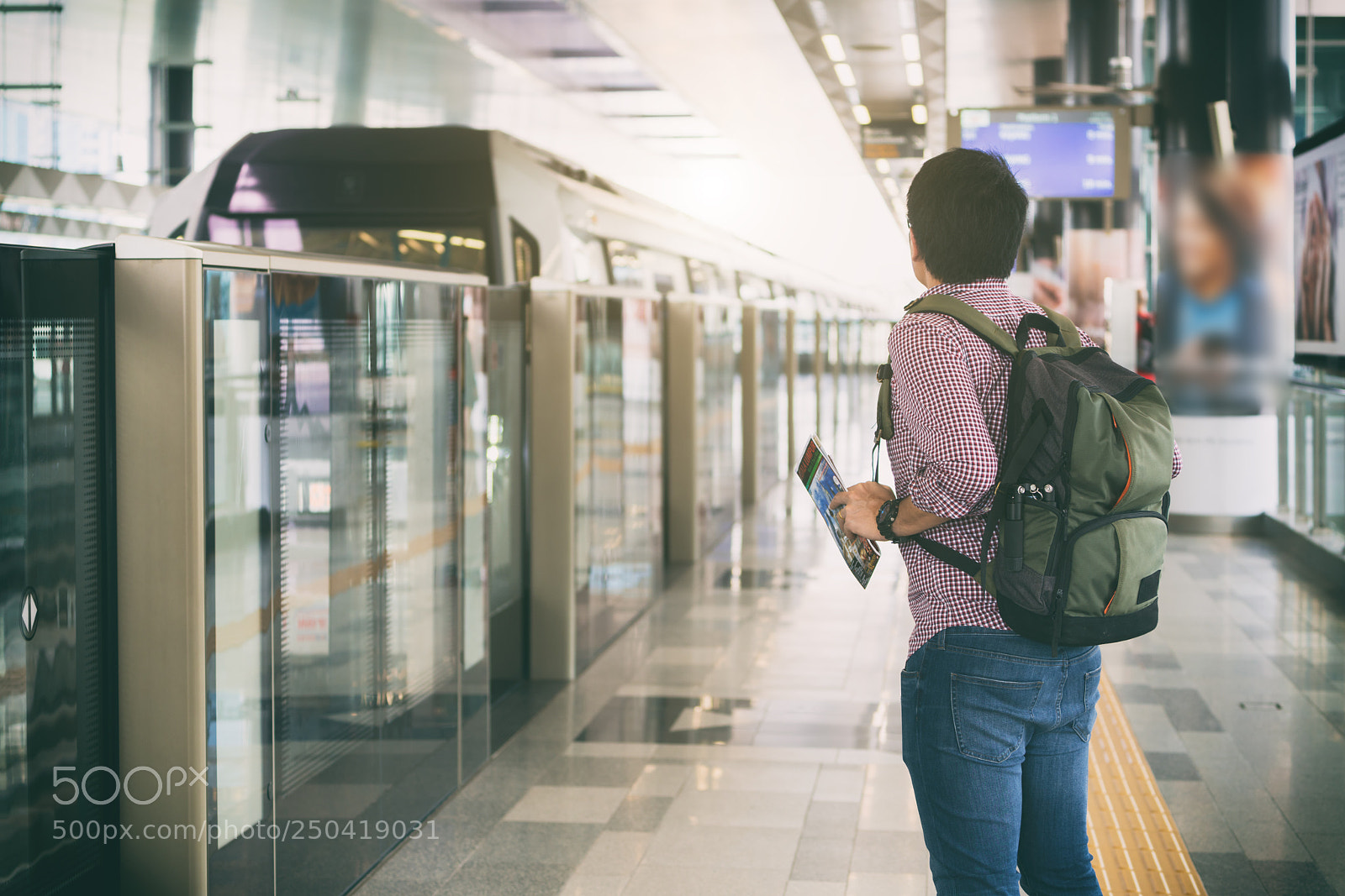 Sony a7R II sample photo. Young man traveler with photography