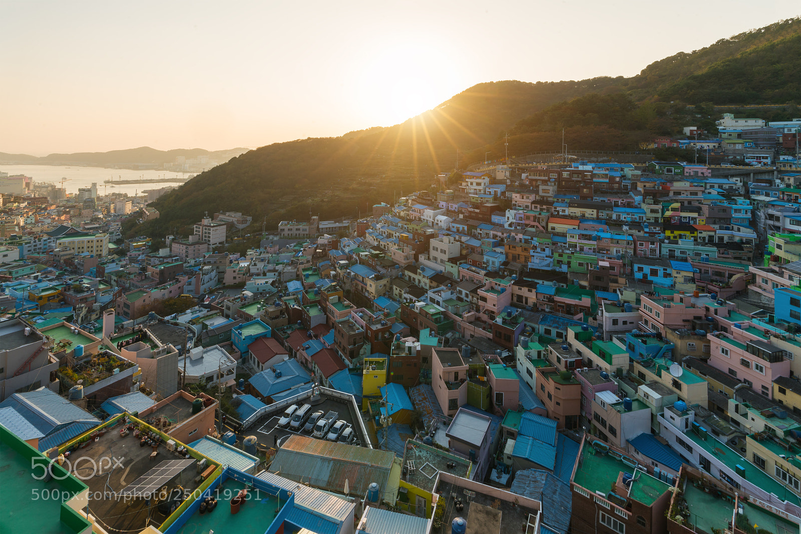 Sony a7R II sample photo. View of busan gamcheon photography
