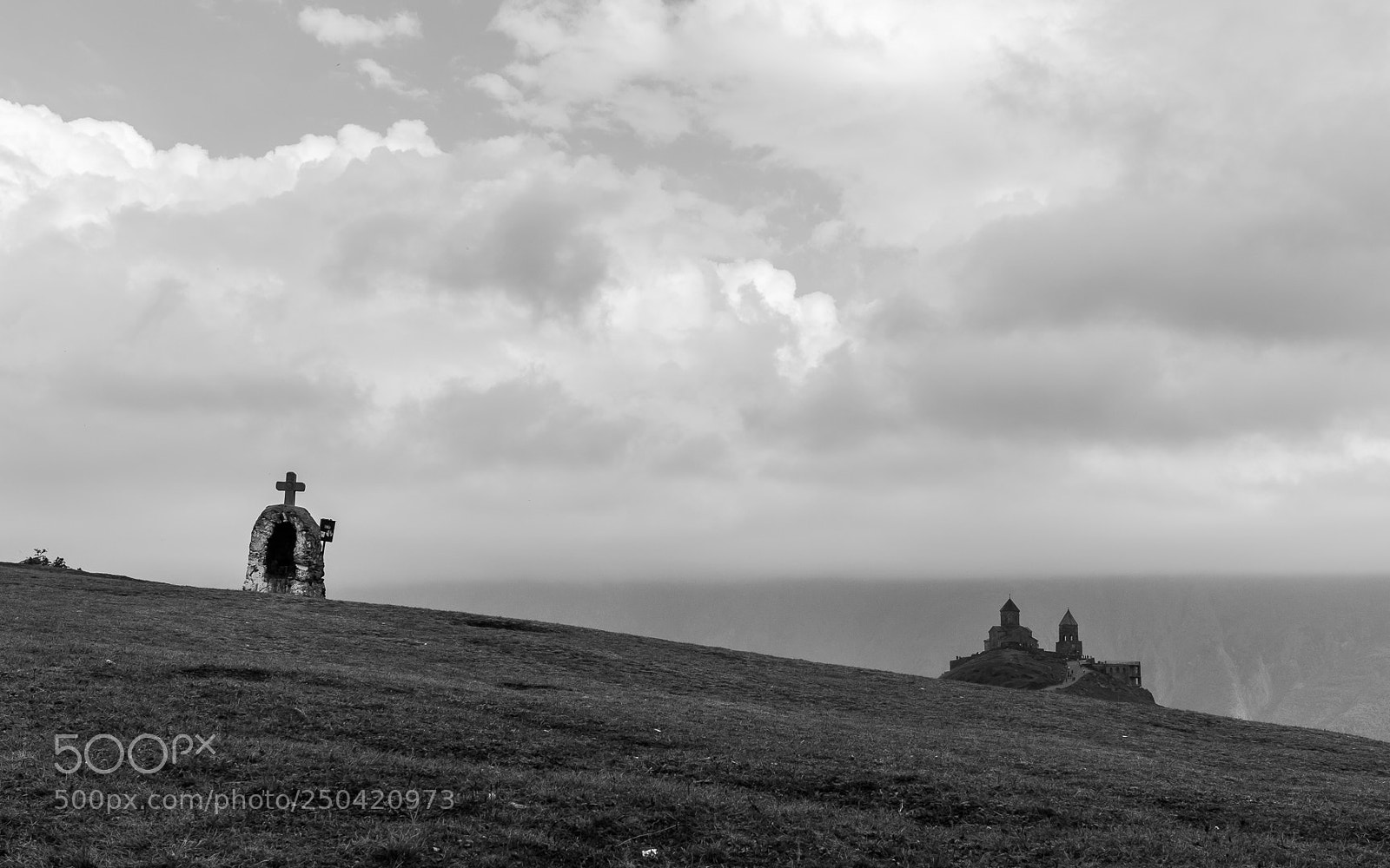 Canon EOS 70D sample photo. Gergeti trinity church in photography