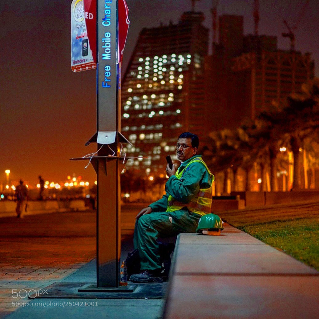 Sony a7R III sample photo. Night call photography