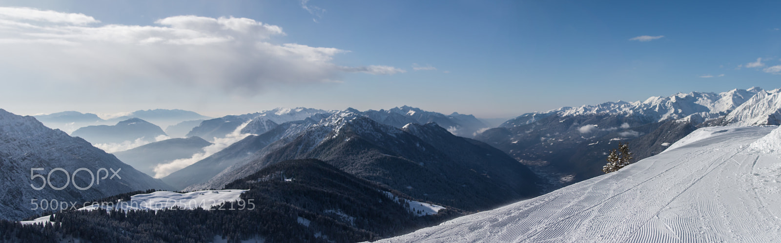 Canon EOS 7D Mark II sample photo. Panorama over the dolomite photography