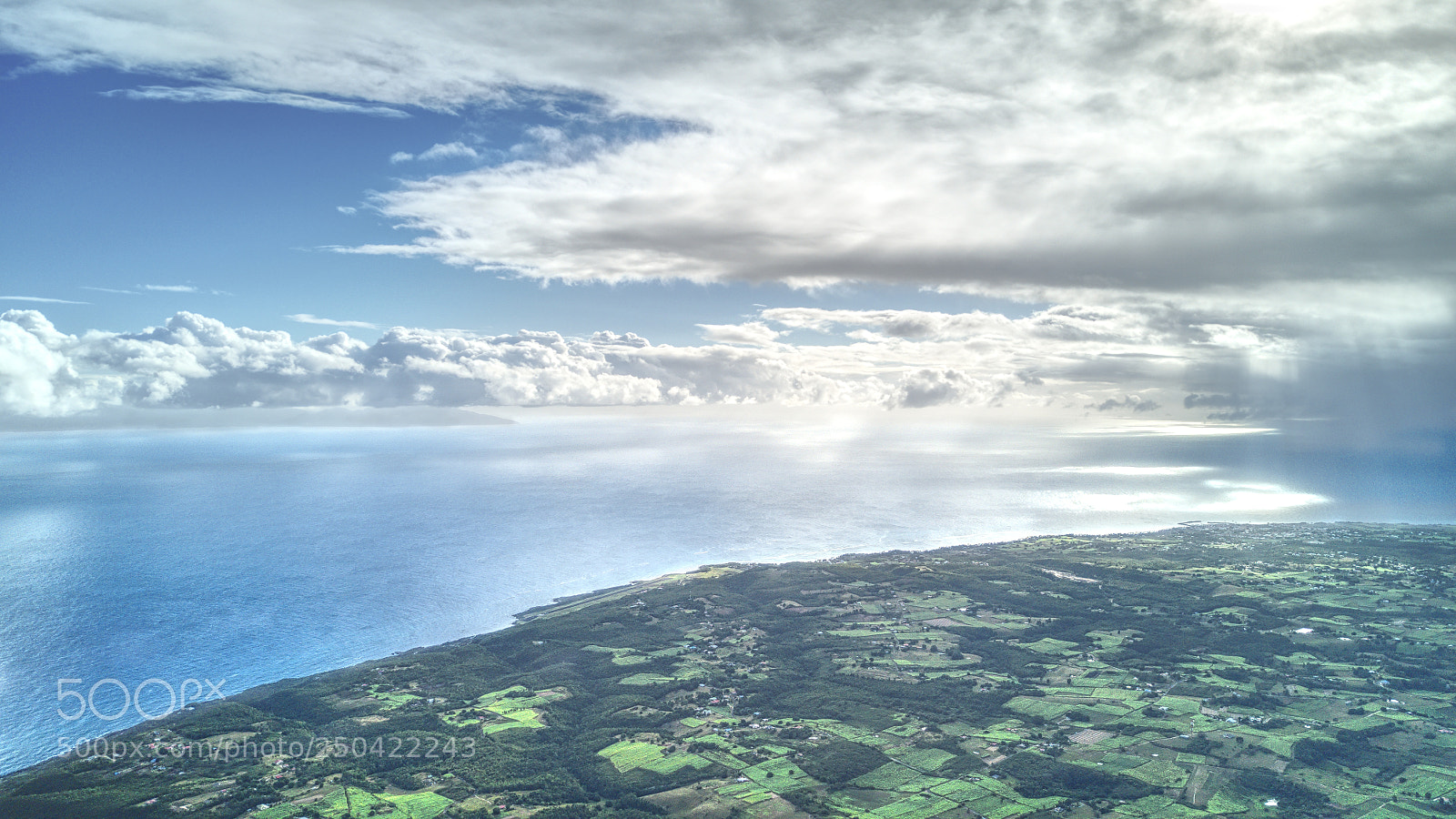 DJI FC220 sample photo. Marie galante island photography