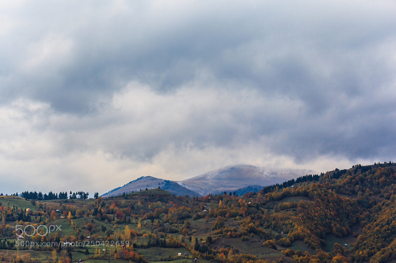Canon EOS 5D Mark II sample photo. Colorful autumn landscape in photography