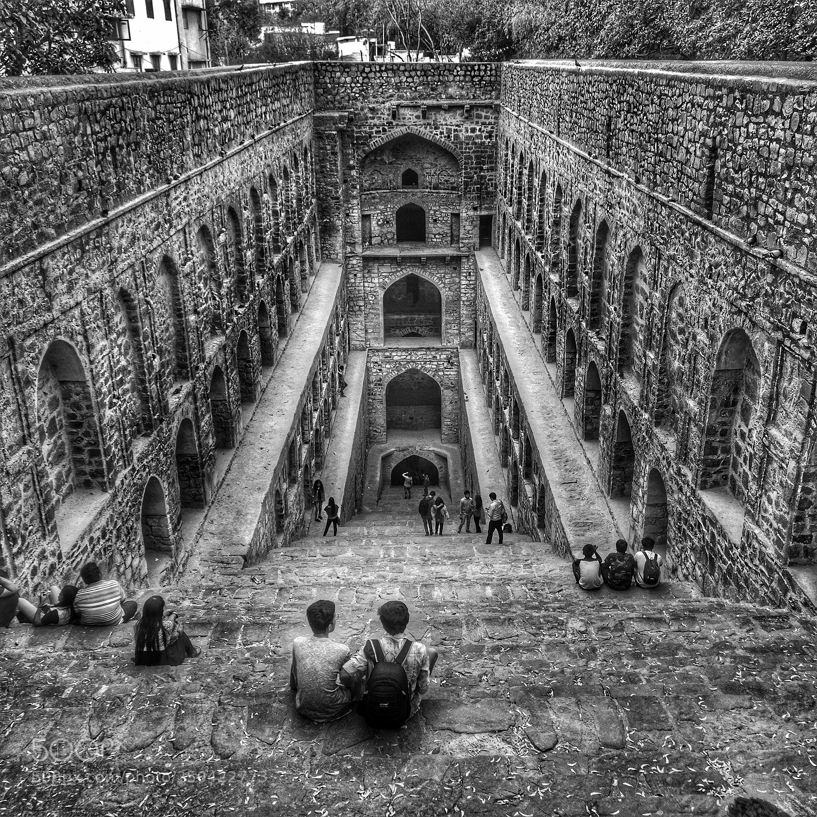 OnePlus A3003 sample photo. Ugrasen ki baoli photography