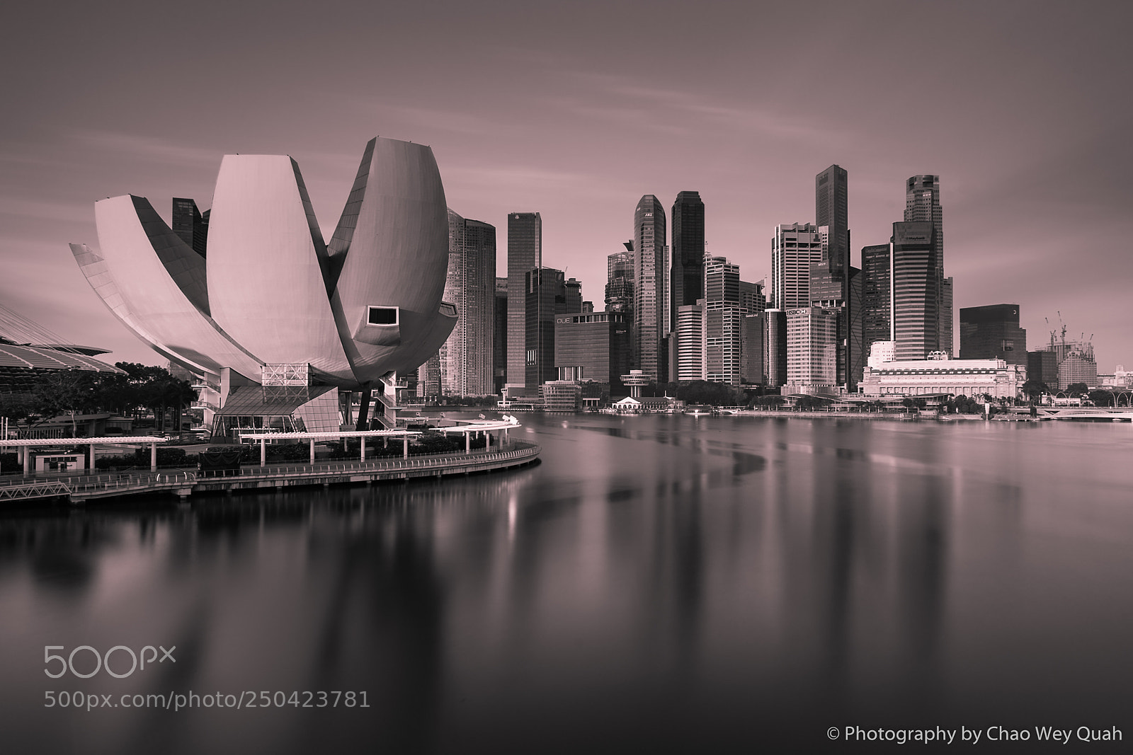 Sony a7 sample photo. Marina bay skyline photography
