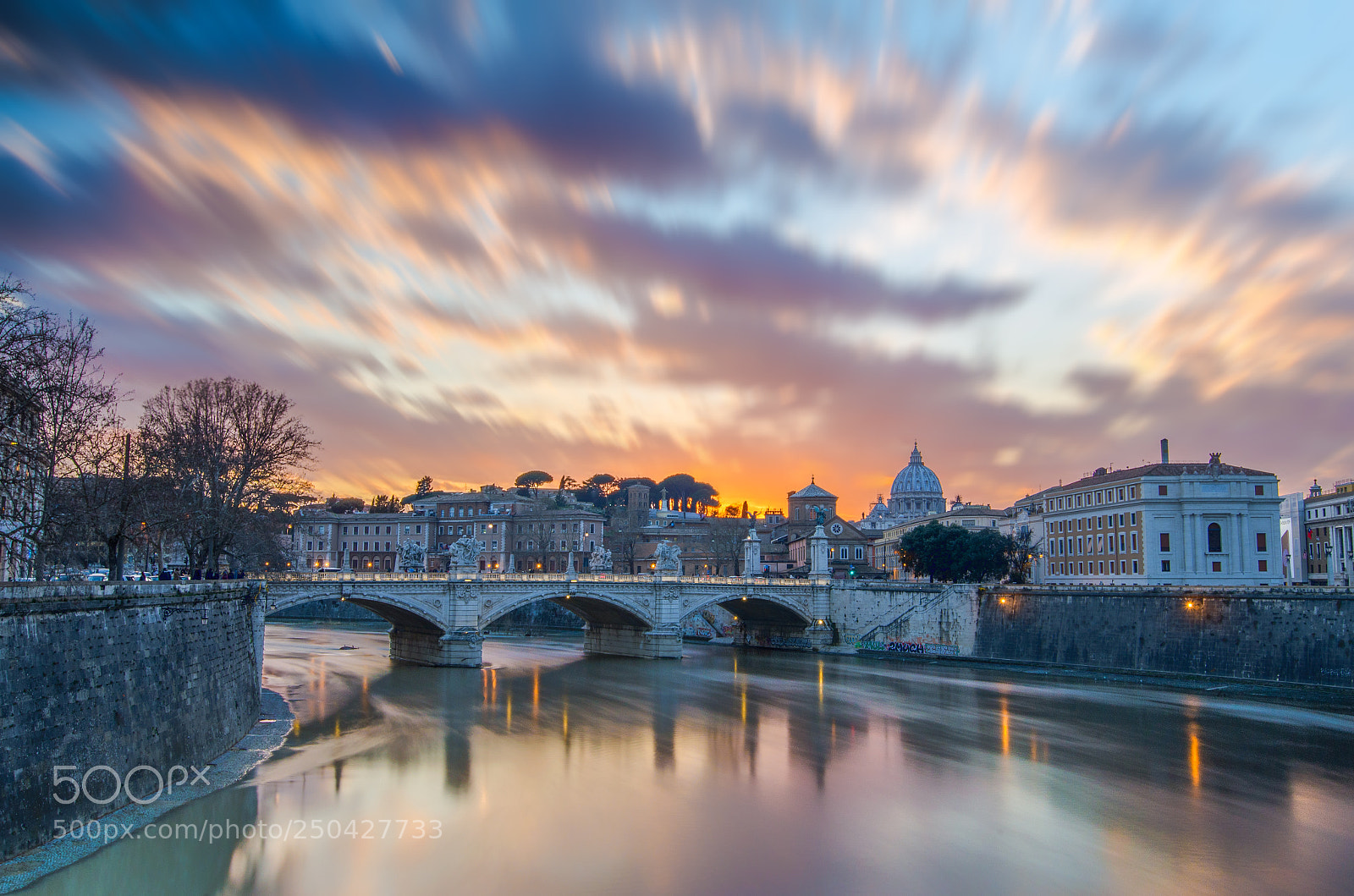 Nikon D5100 sample photo. Sunset over vatican photography