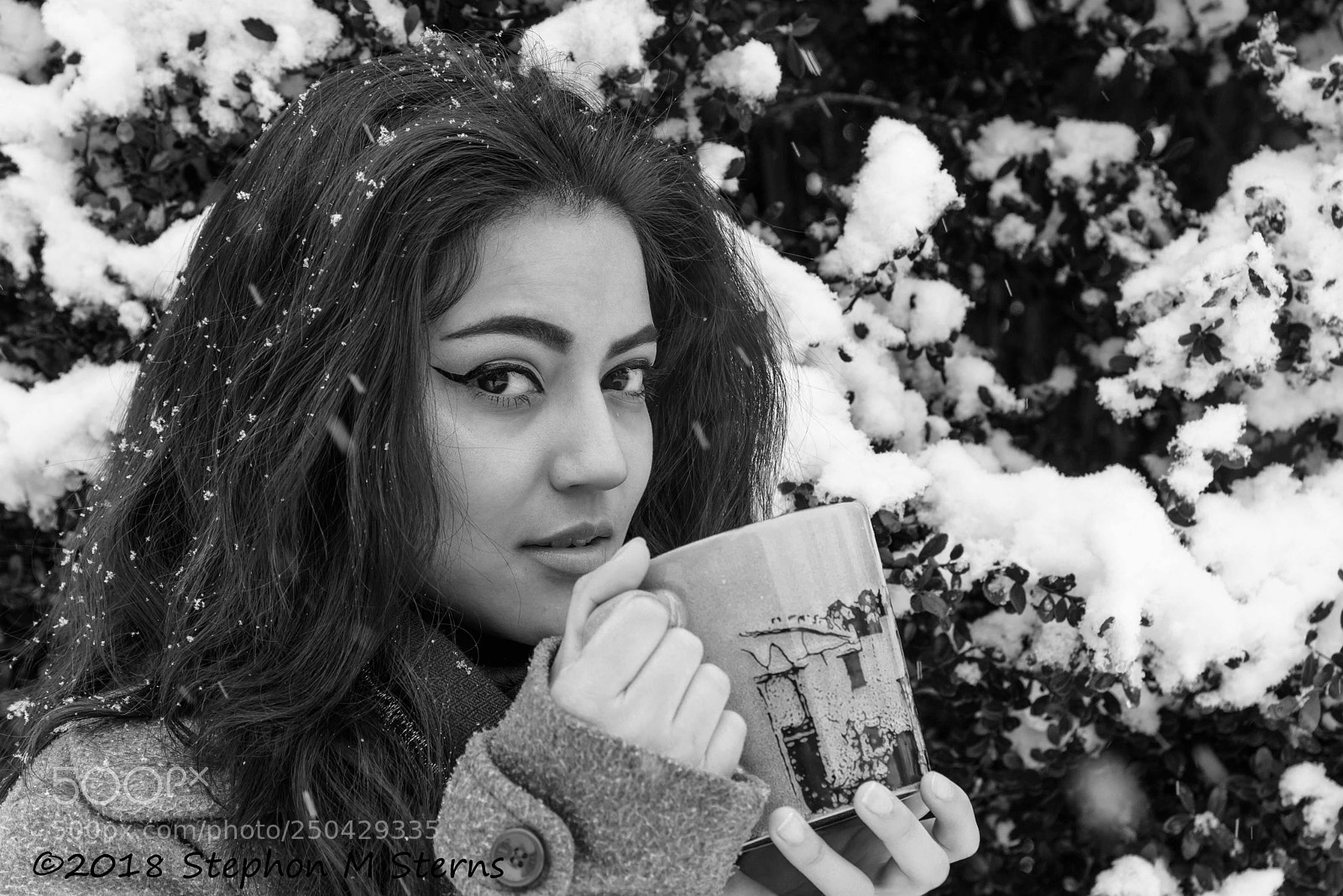 Nikon D810 sample photo. Spring snow photography