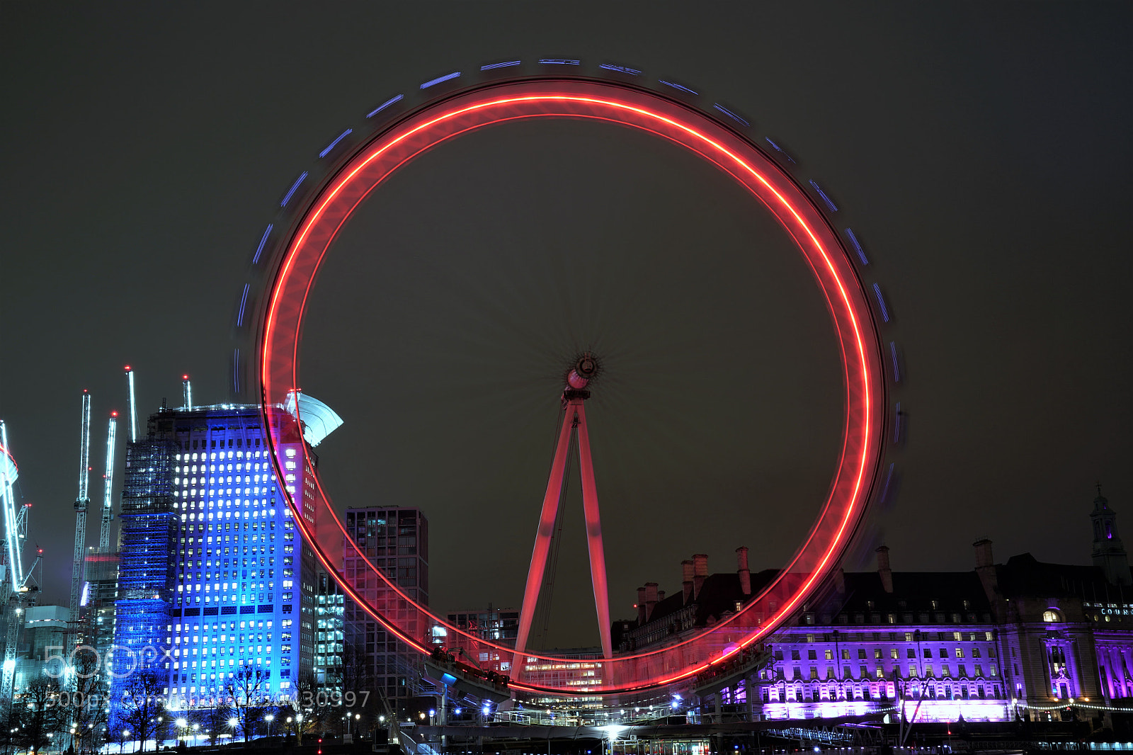 Sony a9 sample photo. London eye photography