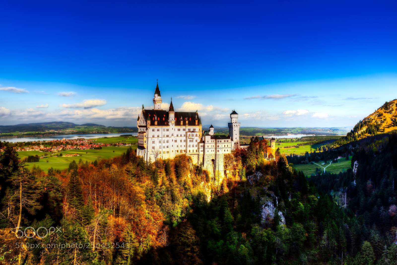 Nikon D810 sample photo. Neuschwanstein castle photography
