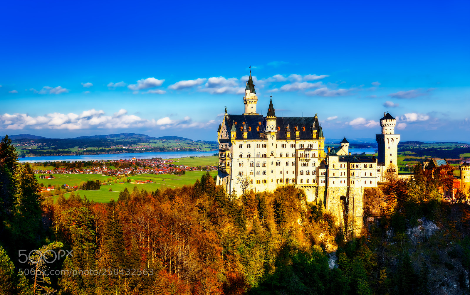 Nikon D810 sample photo. Neuschwanstein castle photography