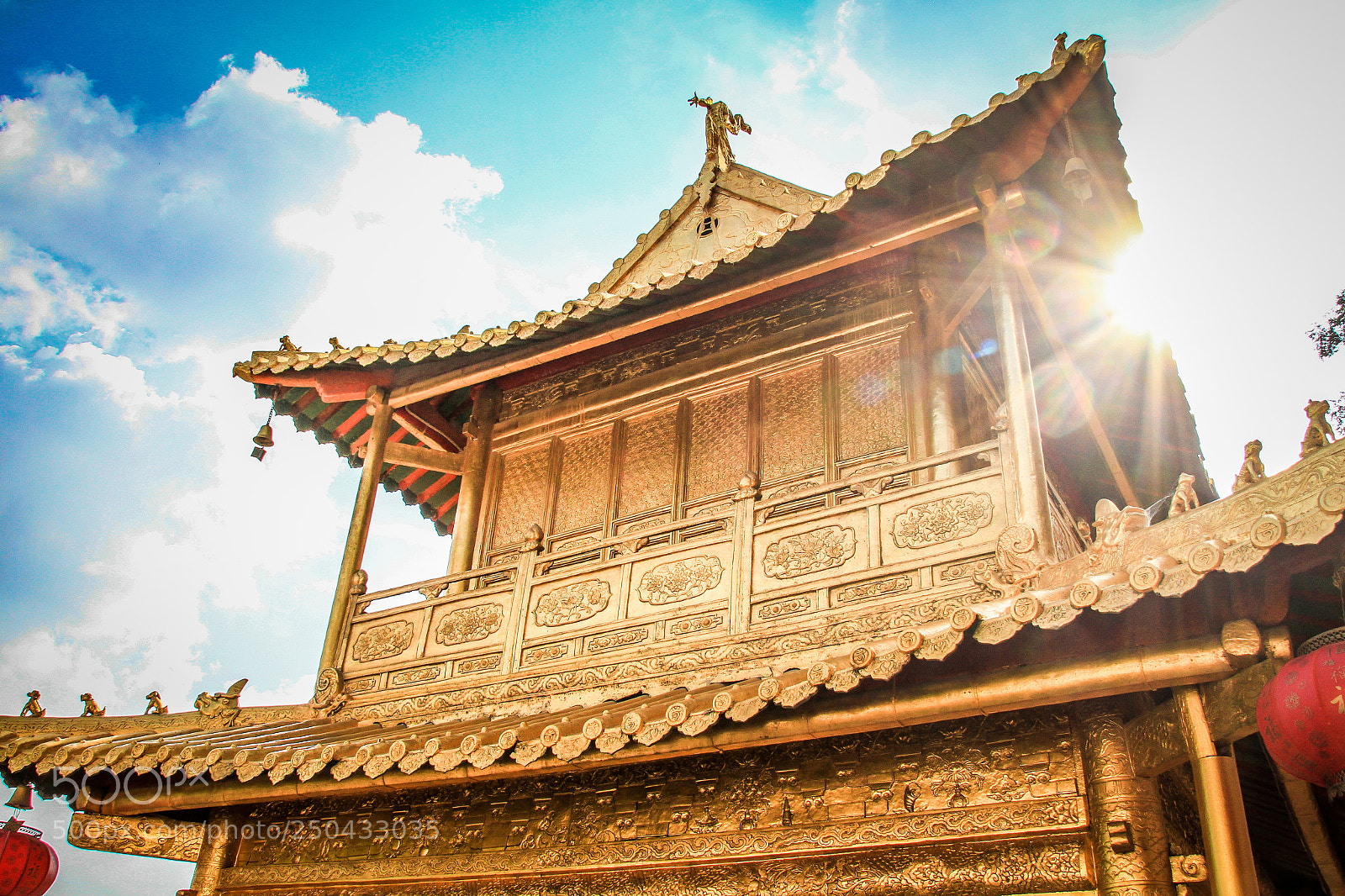 Canon EOS 7D sample photo. Bronze pavilion in xiantong photography