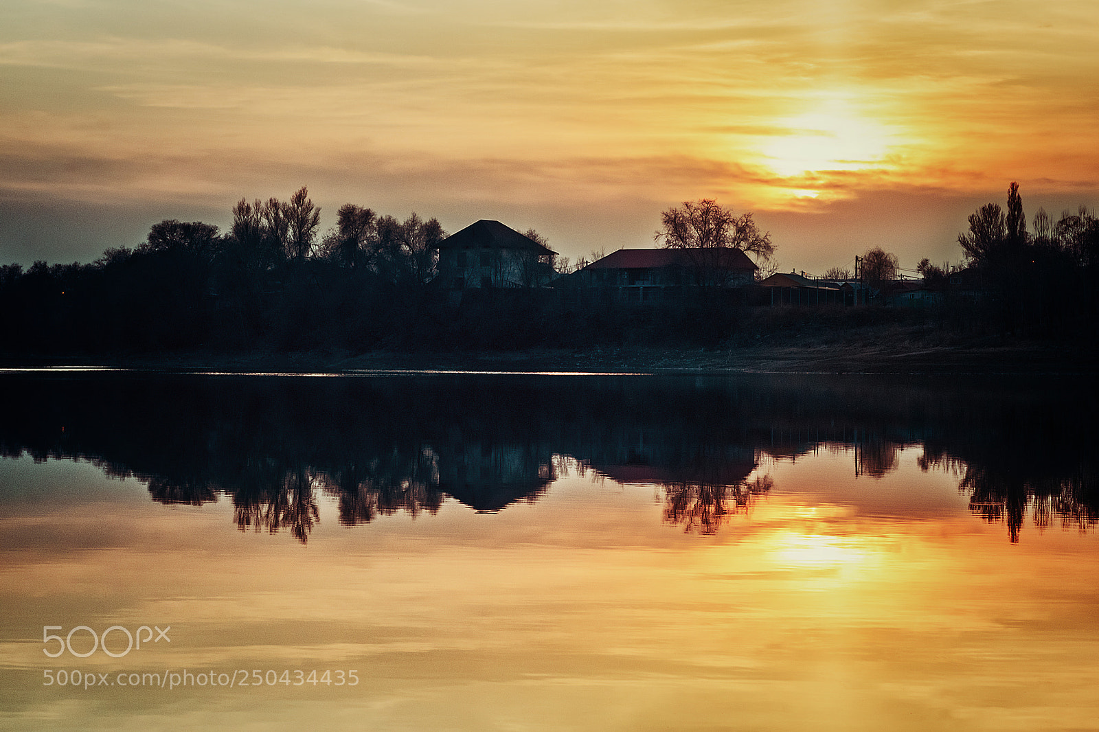 Nikon D5300 sample photo. Sunset on the lake photography