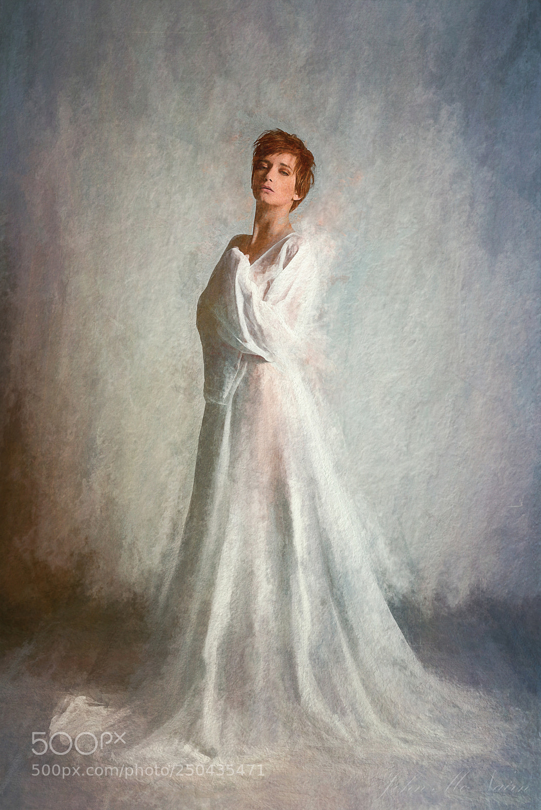 Nikon D810 sample photo. Lady in white photography