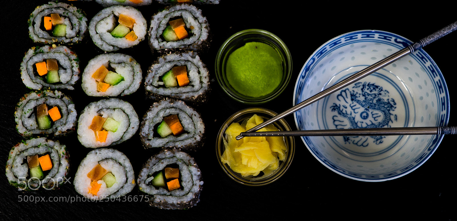 Sony a6000 sample photo. Sushi maki photography