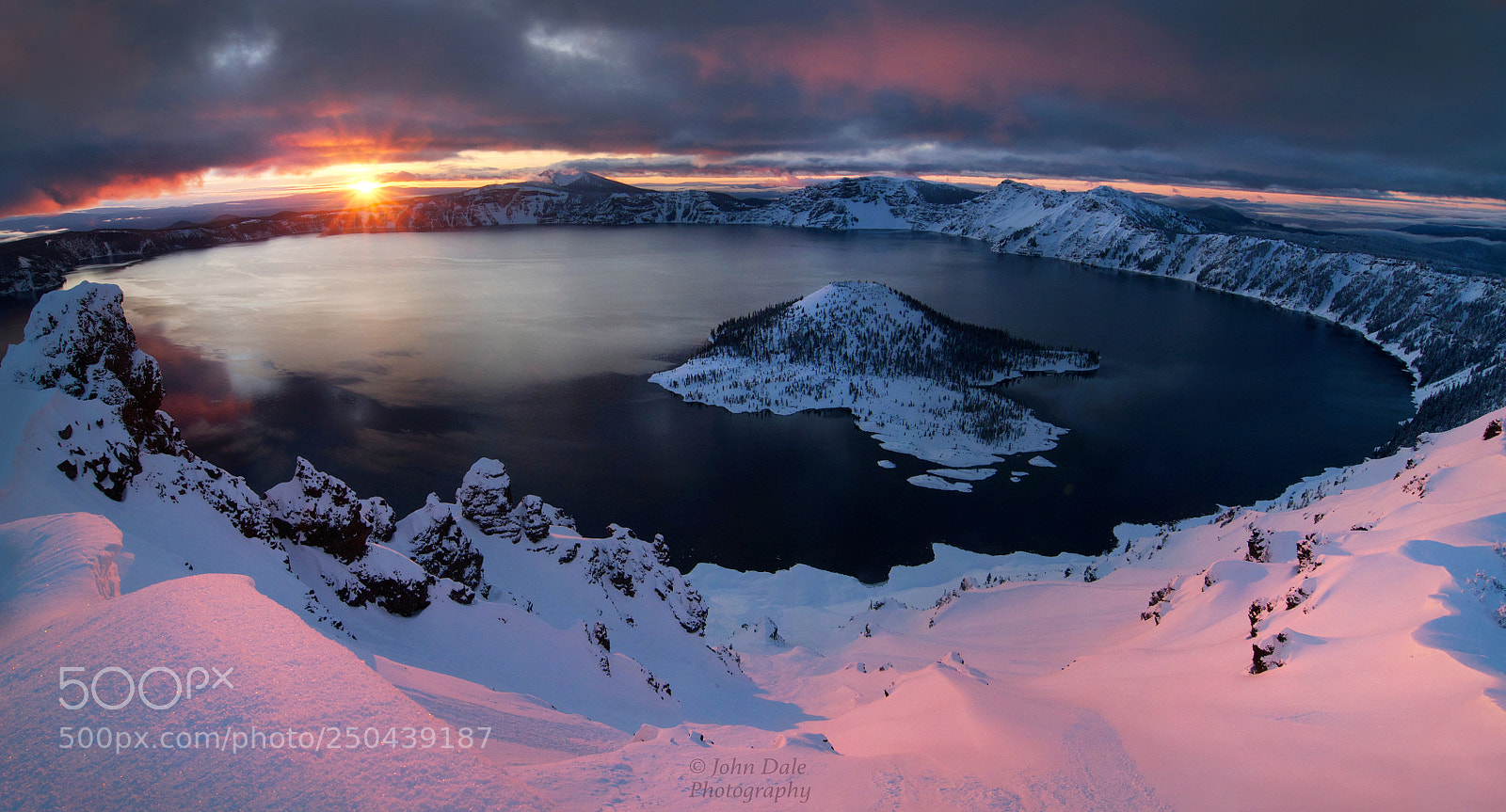 Nikon D90 sample photo. Crater lake in pink photography