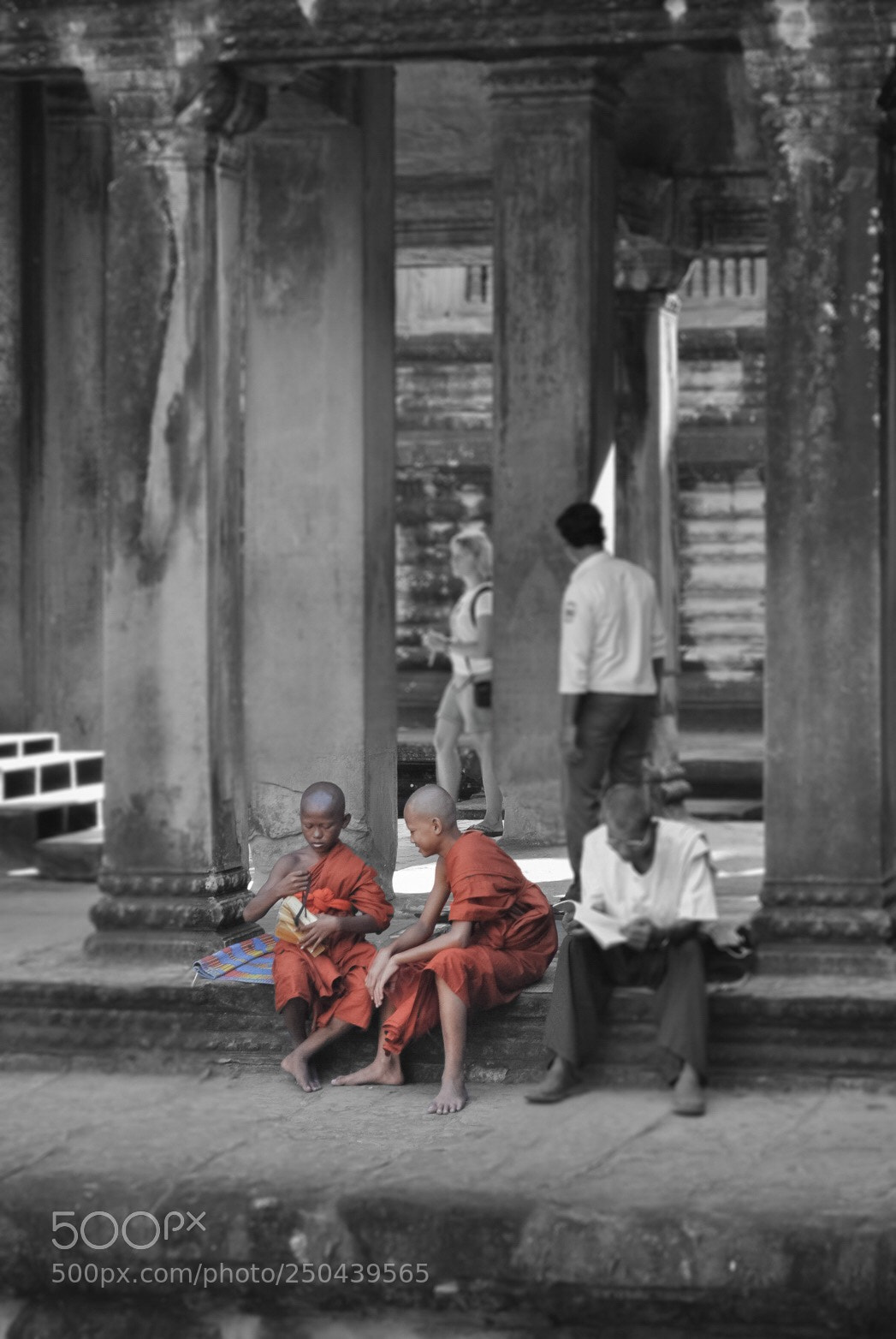 Nikon D3000 sample photo. Angkor  photography
