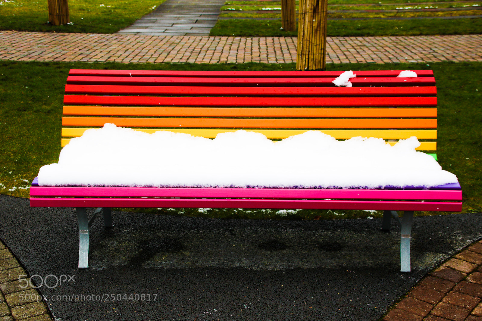 Canon EOS 750D (EOS Rebel T6i / EOS Kiss X8i) sample photo. Rainbow under the snow photography