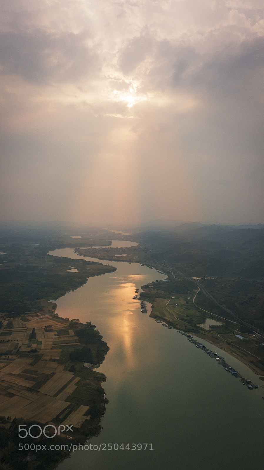 DJI FC220 sample photo. 母亲河 photography