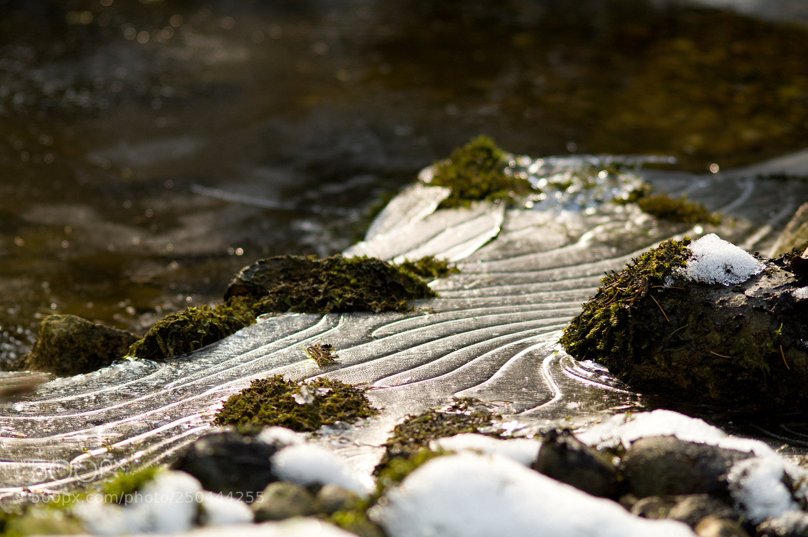 Sony SLT-A58 sample photo. Broken ice in sun photography