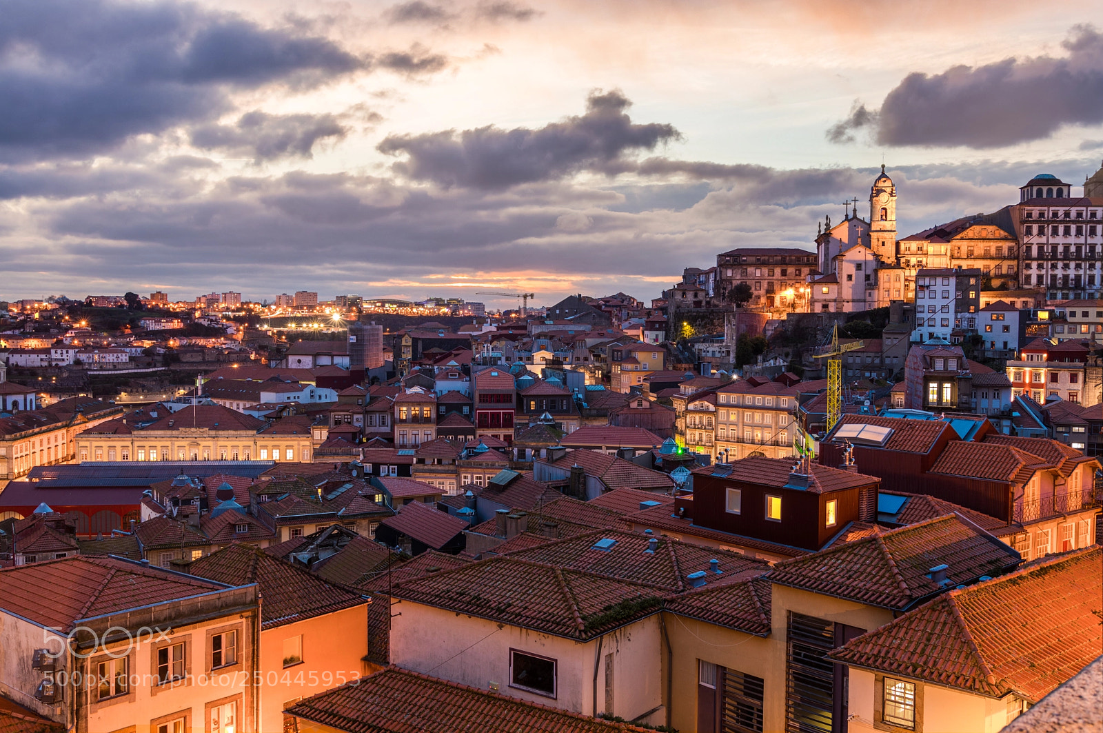 Canon EOS 80D sample photo. Sunset over porto photography