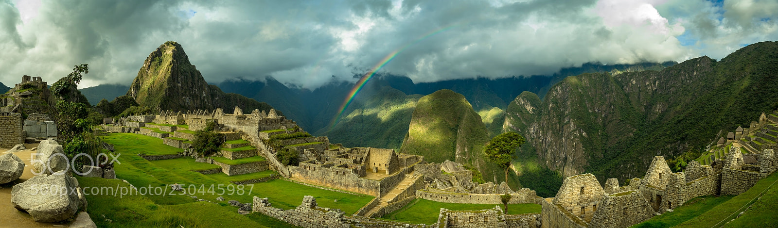 Sony a7 II sample photo. Machu picchu pano photography