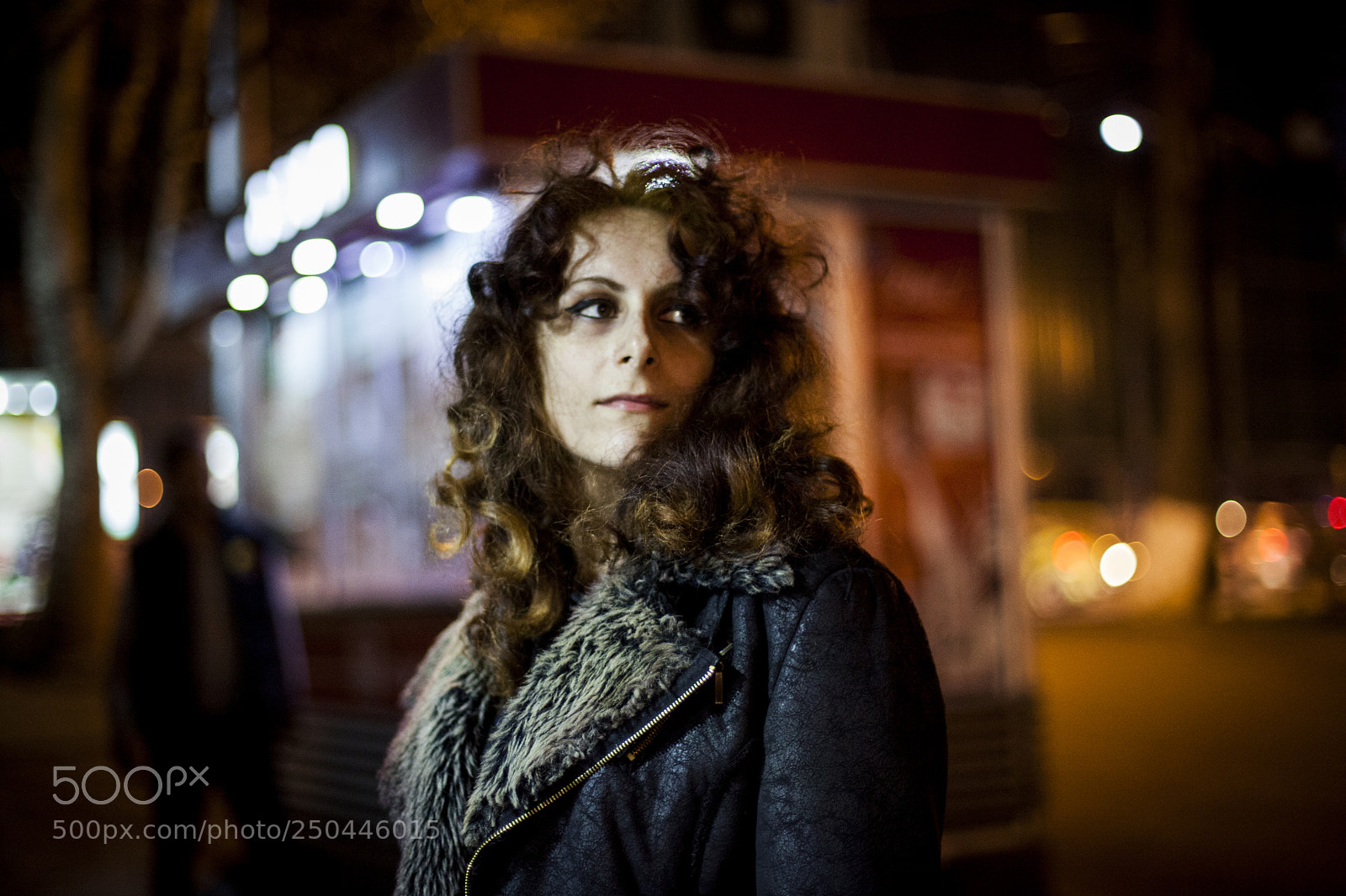 Canon EOS 5D Mark II sample photo. Nina night photography