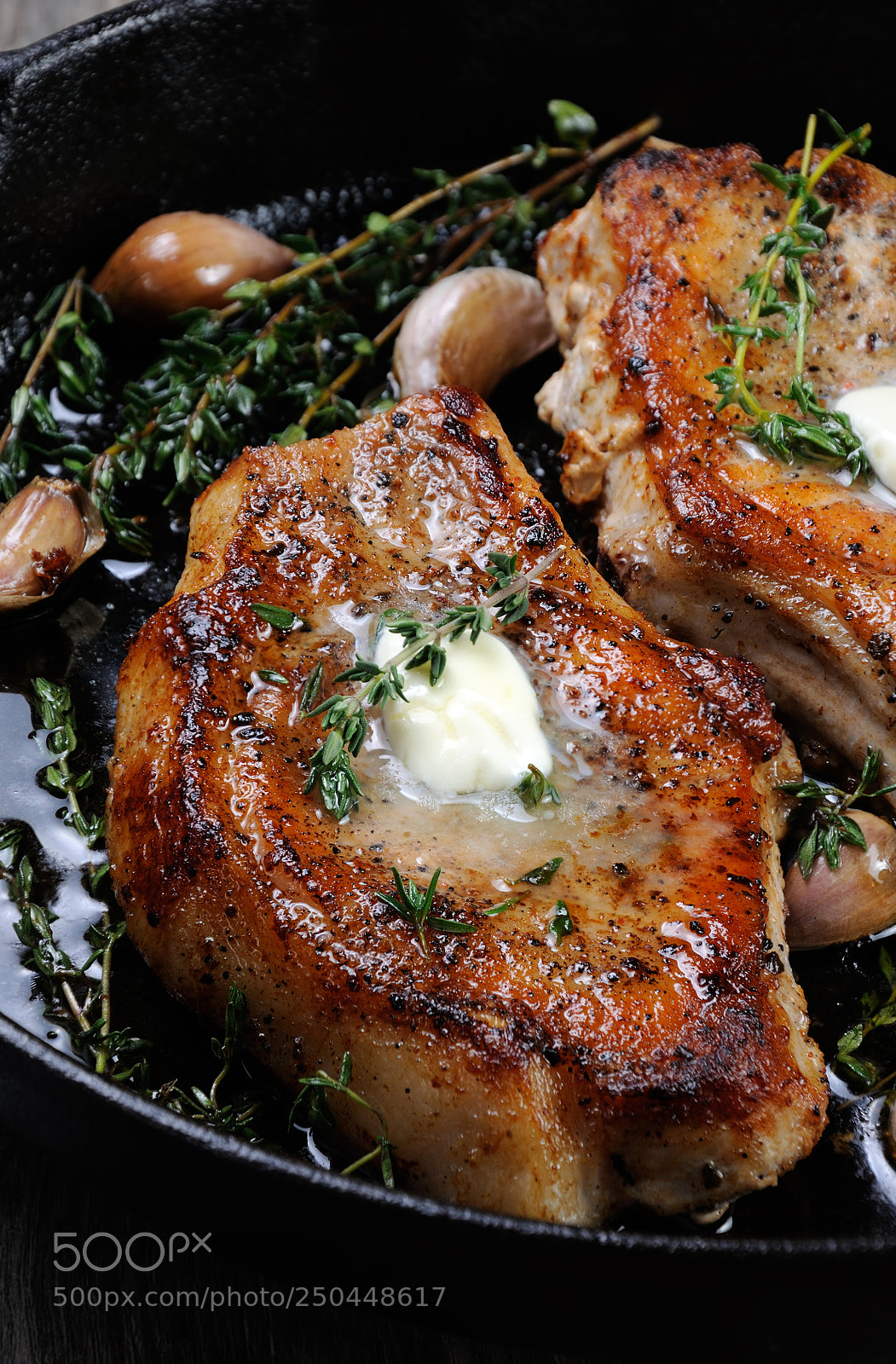 Nikon D90 sample photo. Roasted pork steak in photography