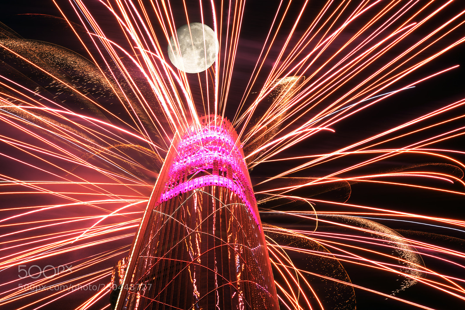 Nikon D800 sample photo. 2018 new year fireworks photography