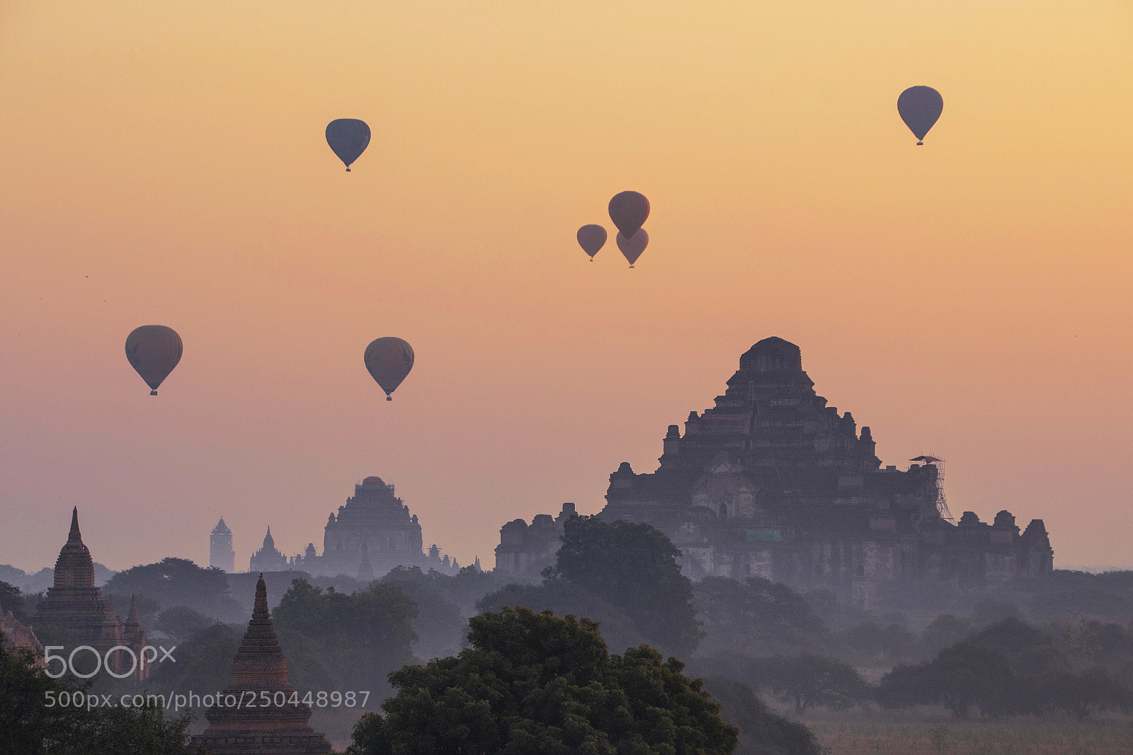 Canon EOS 70D sample photo. Balloons over bagan photography