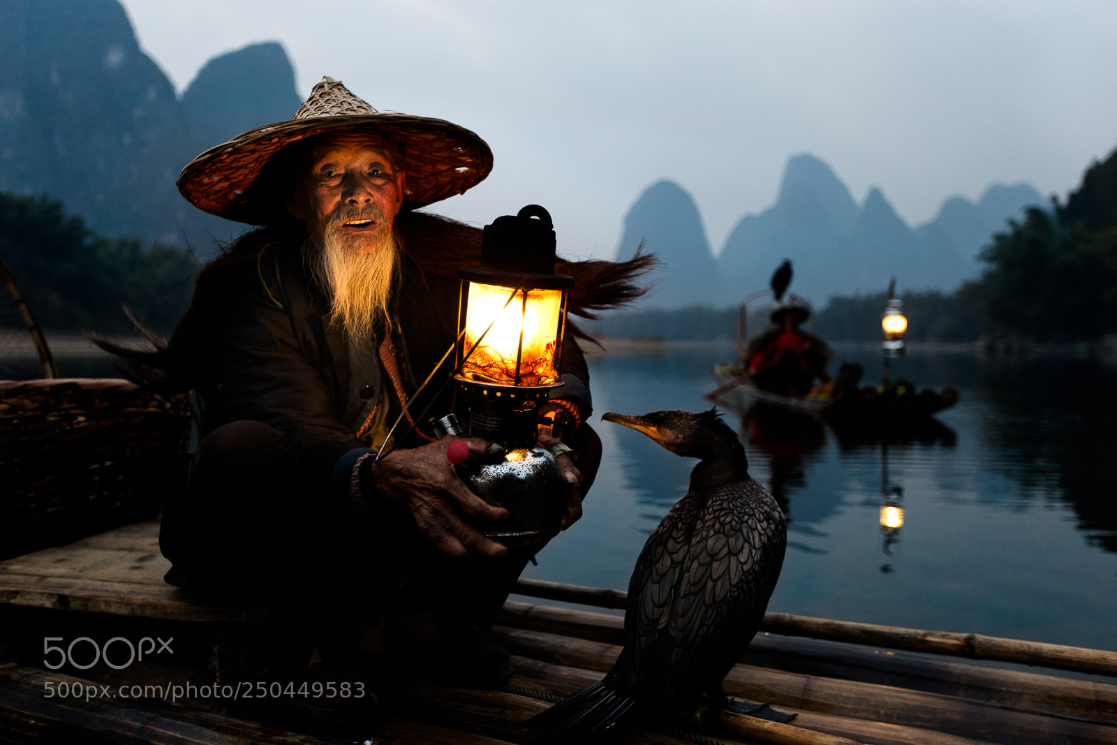 Canon EOS-1D X sample photo. Fisherman with cormorans photography