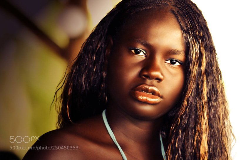 Nikon D3100 sample photo. Ebony portraitinch photography